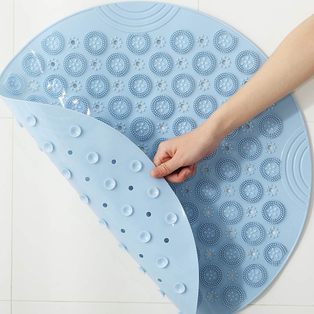 Silicone Non Slip Round Bathroom Mat
