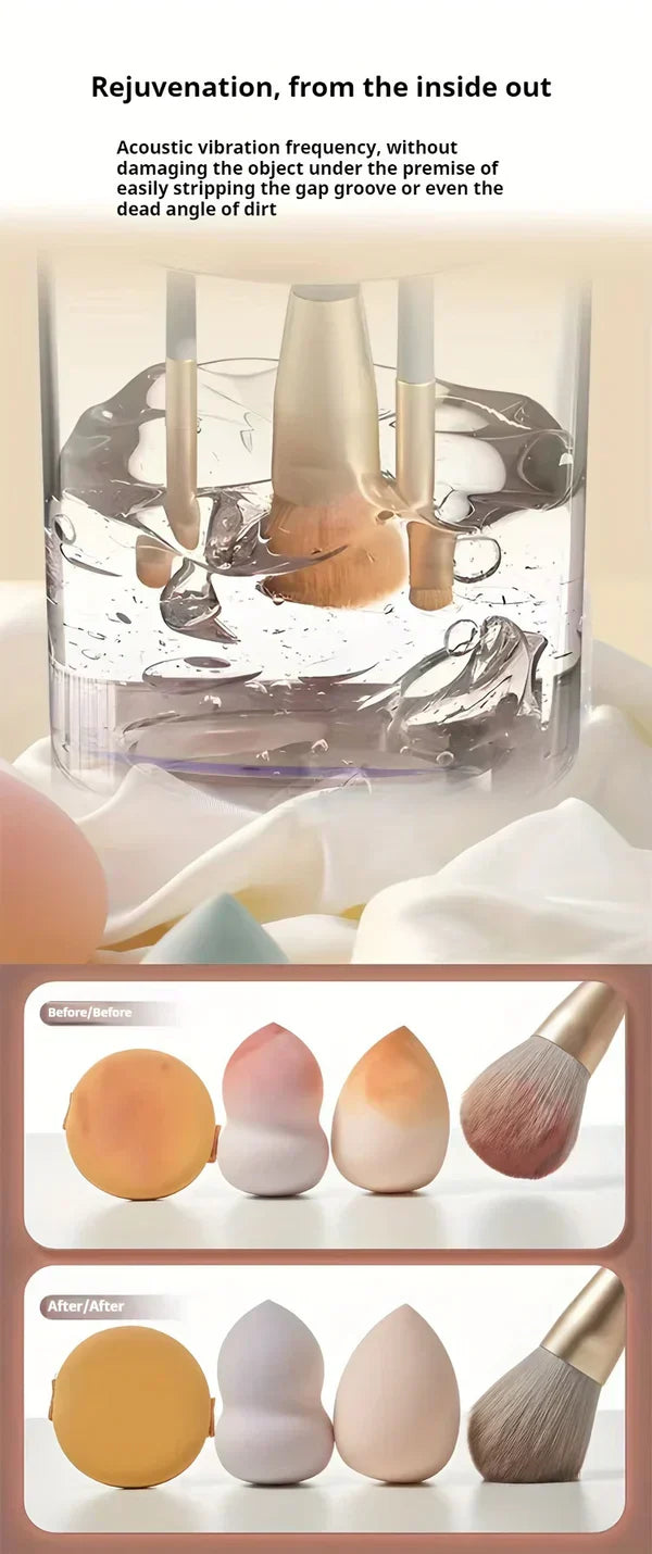 Portable USB Makeup Brush Cleaner