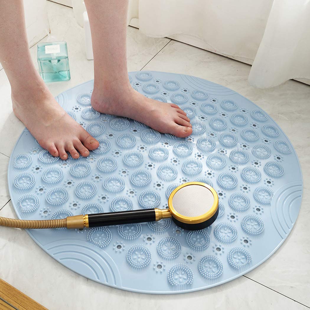 Silicone Non Slip Round Bathroom Mat