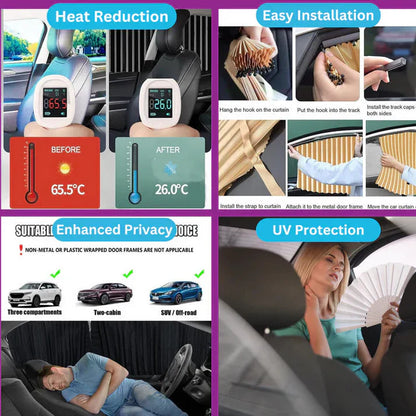 Magnetic Car Curtains For All Car Windows